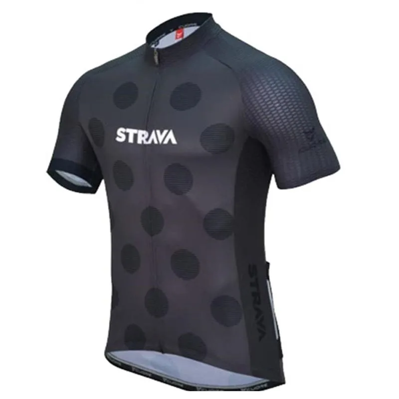 Лето 2020 Strava команда мужчин Велоспорт Джерси с коротким рукавом Ropa Ciclismo Uniformes