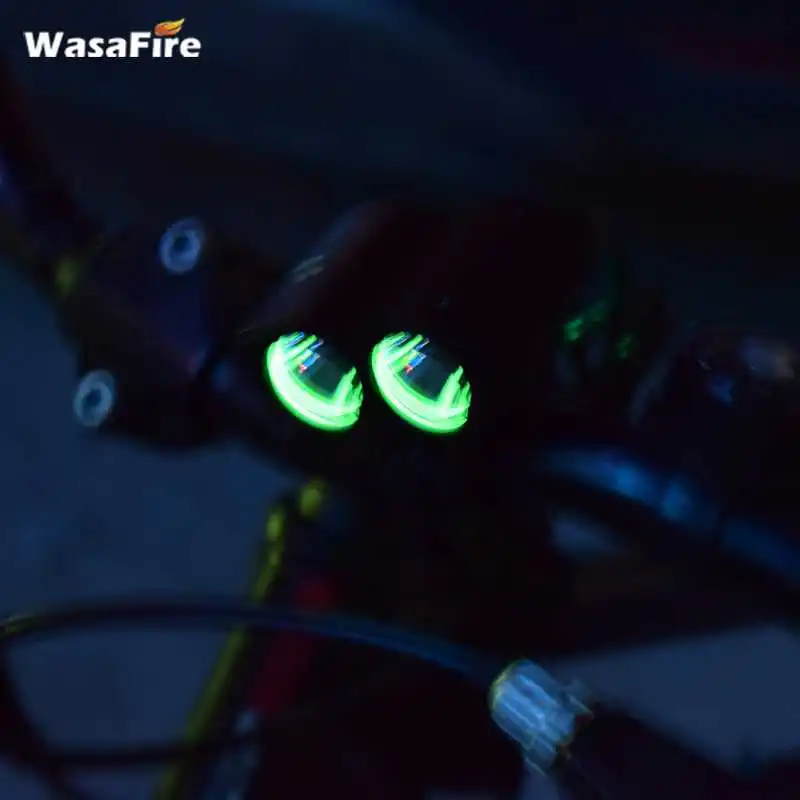 WasaFire 3600lm 2 * XM L T6 светодиодный велосипедный фонарь мотоцикл светильник налобный