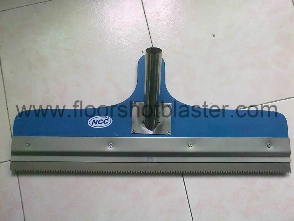 Spike Harrow scraper for epoxy floor projects | with stainless steel rack 2mm, 3mm,4mm,5mm, 6mm and 7mm for different thickness