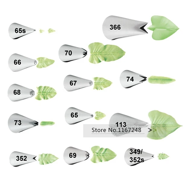 #67 насадки для кондитерского мешка кондитерские инструменты выпечки тортов