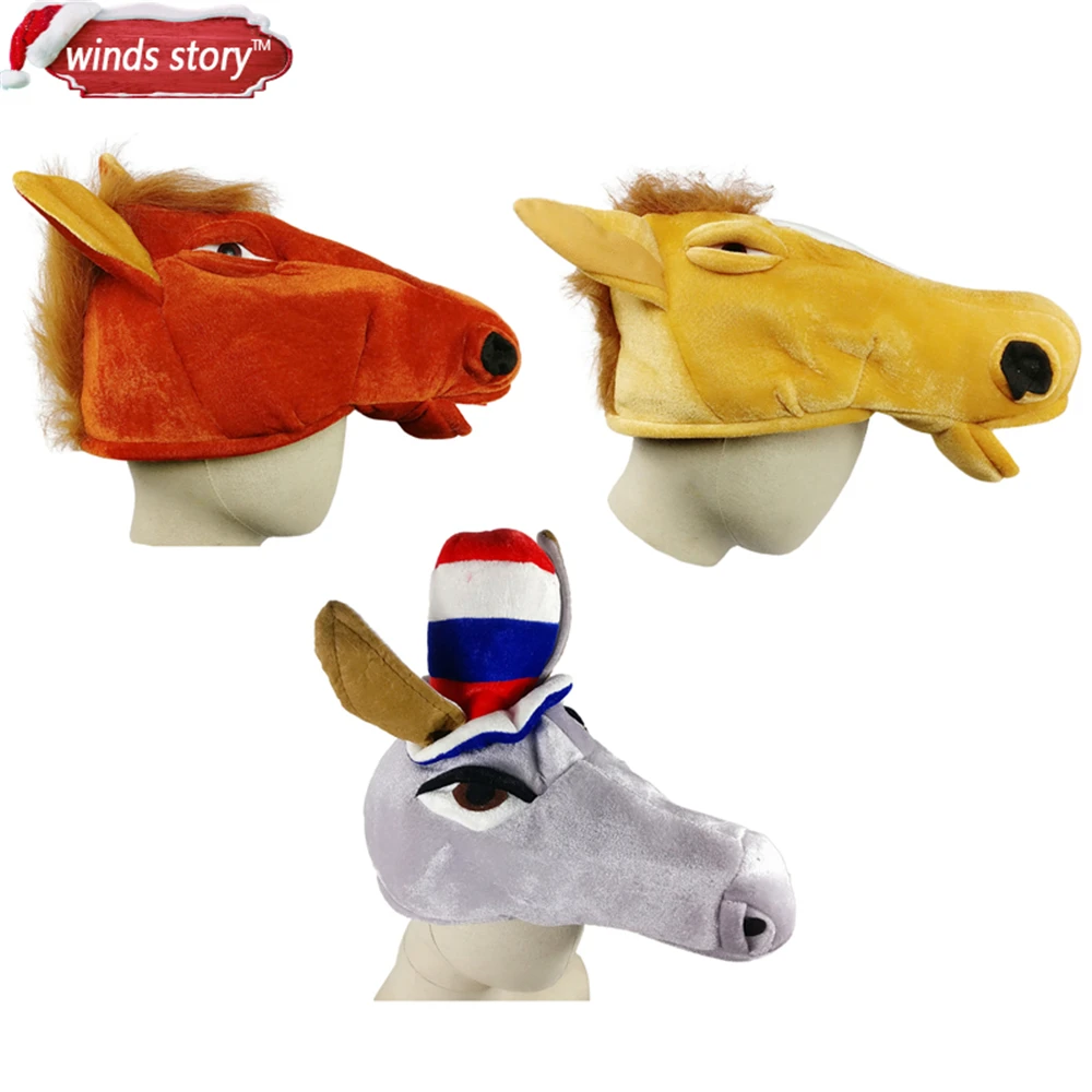 1 шт. креативная шапка с животными и лошадьми аквариум на Хэллоуин Рождество