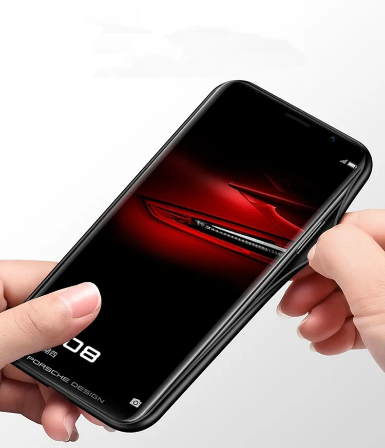 Стеклянный чехол для Huawei Mate RS роскошная силиконовая рамка + стеклянная задняя