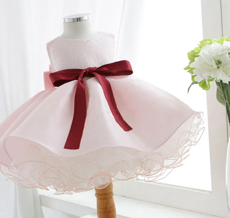 Платье для крещения маленьких девочек наивысшего качества платье дня рождения