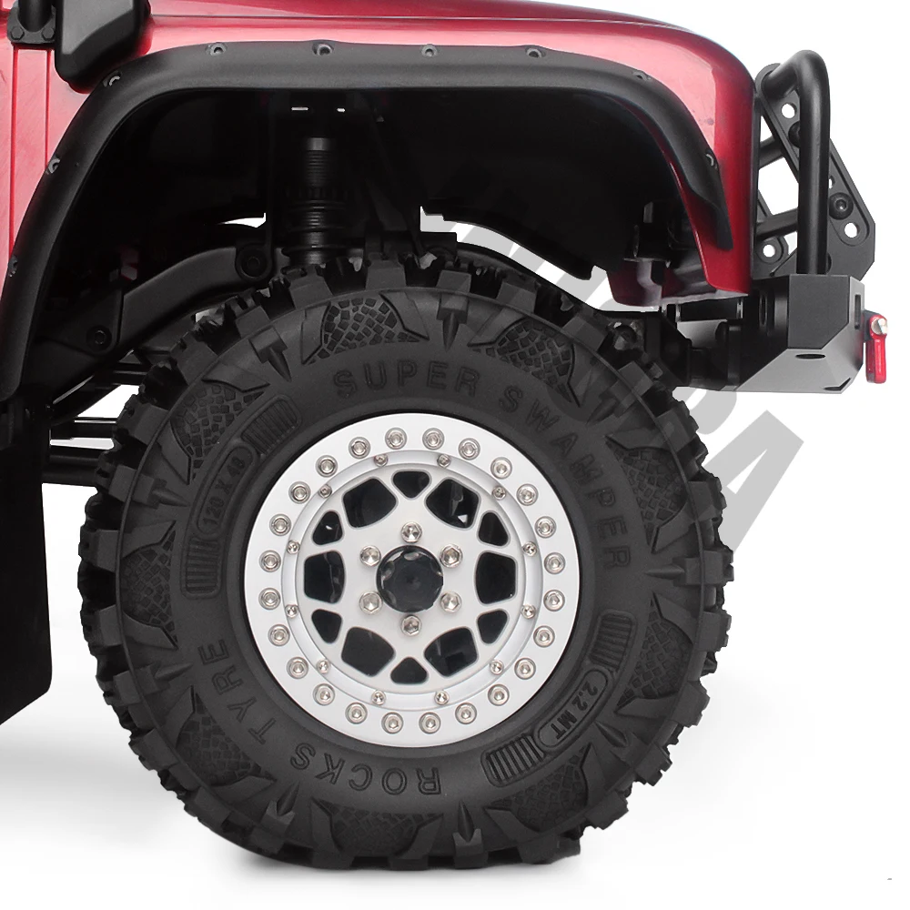 Injora 4 шт. 2," грязи Grappler резиновые шины 2,2 шины для колес 120*48 мм для 1:10 RC Рок Гусеничный Traxxas TRX4 осевой SCX10 90046 90047