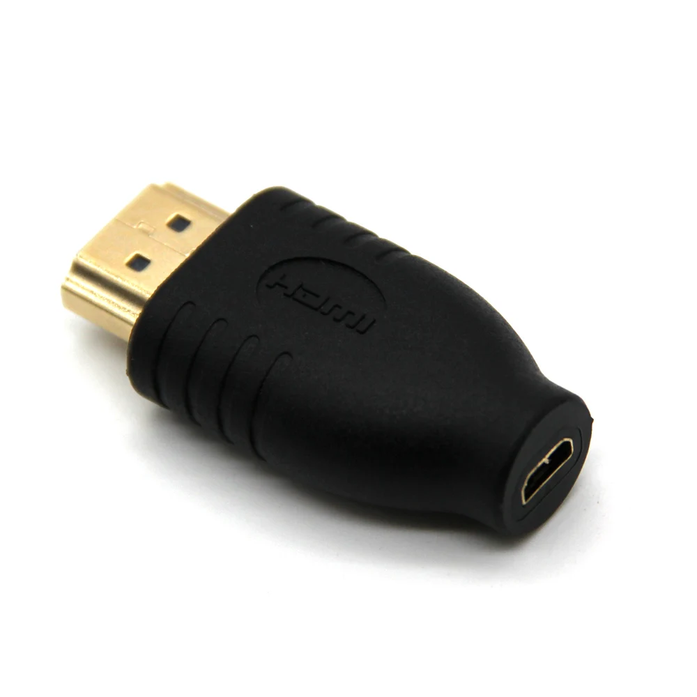 Универсальный Стандартный HDMI штекер типа A к Micro Тип D гнездо адаптер