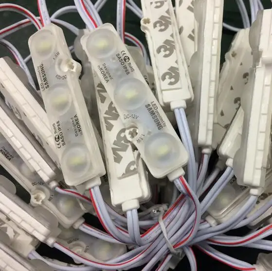 IP68 Samsung led модуль световая рекламная лампа 5730 SMD 1 5 Вт 3 светодиода знак подсветка