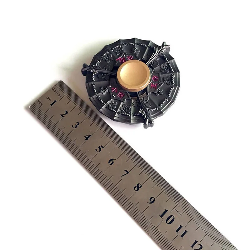 Черного и золотого цвета Джо металлический фиджет Спиннер цинковый сплав