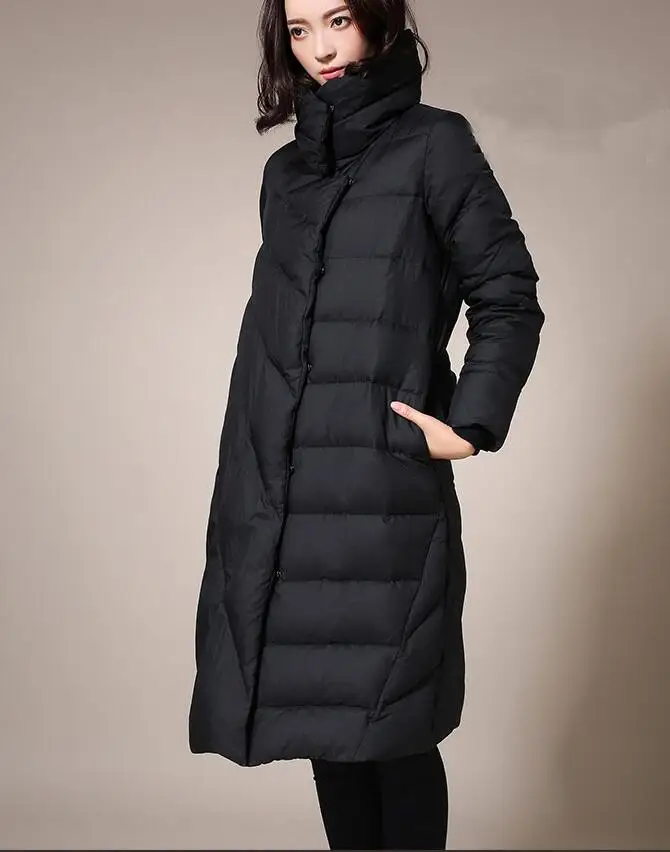 Женский зимний пуховик с высоким воротником|jacket down|jacket high collarjacket jacket |