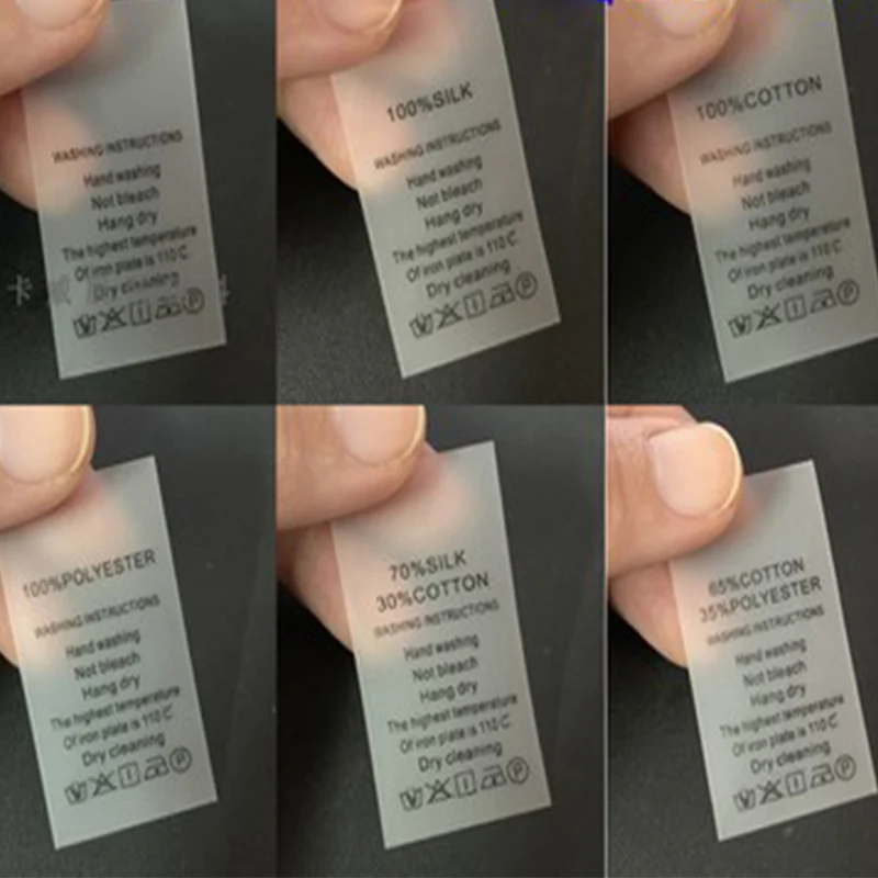 В наличии 2 5x4 5 см 500 шт./лот прозрачный/прозрачный матовый моющийся/уход печать