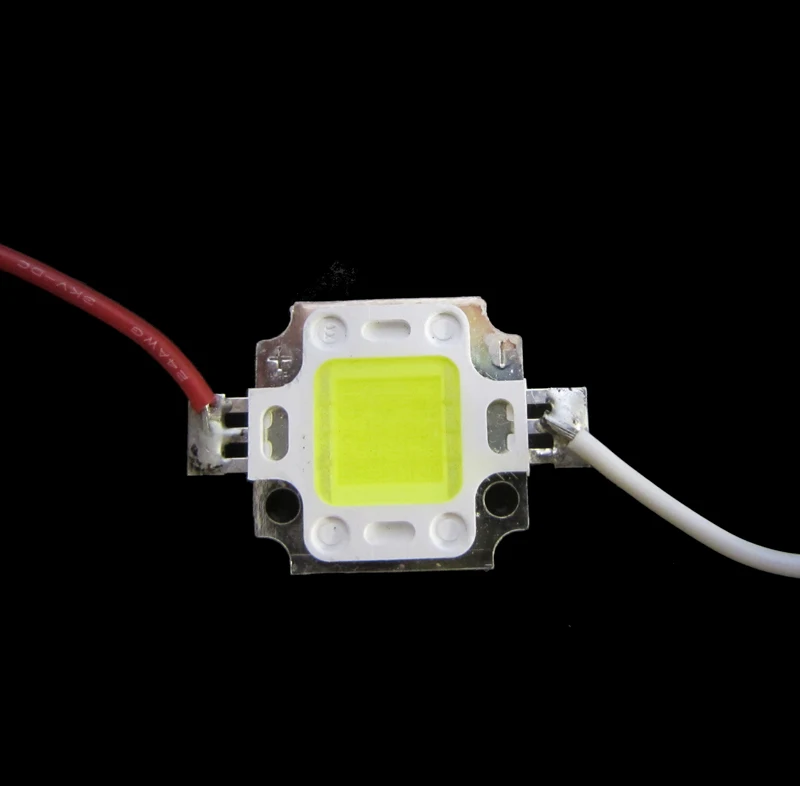 Лот 1 5 10 20 шт 10 Вт холодный белый 6000k~ 7000k EPISTARS SMD светодиодный светильник лампа часть чип диод пайка с линиями