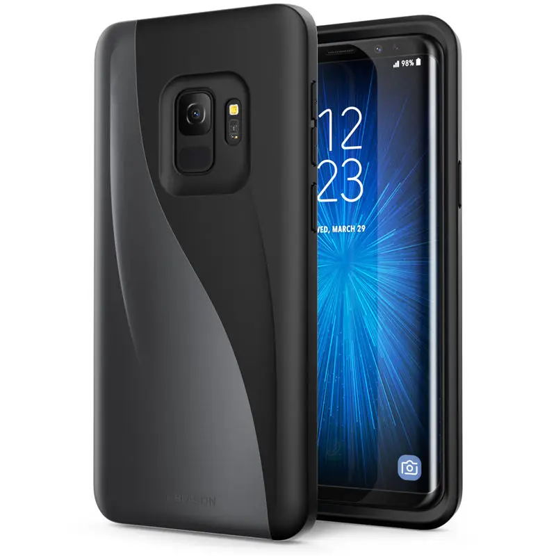 Оригинальный чехол i-Blason для Samsung Galaxy S9 Plus 2018 версия серии Luna Премиум Гибридный ТПУ