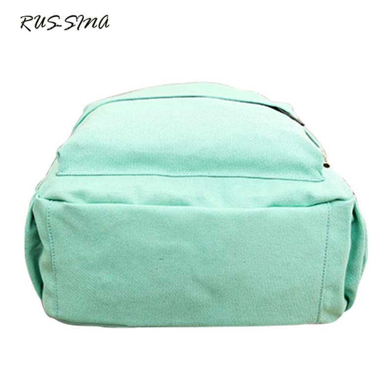 Модный холщовый рюкзак RUSSMA для мужчин и женщин школьные ранцы старшей школы