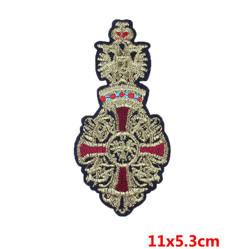 PE3394CT Железные нашивки для одежды панк череп наклейка рок аксессуар Байкер ковбой одежда аппликация НЛО значок вышивка на одежде - Цвет: PE3394CT