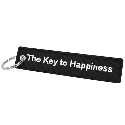 Брелок для ключей от счастья Bijoux, брелок для мотоциклов и автомобилей, подарки, брелок для ключей с вышивкой, брелок для ключей OEM
