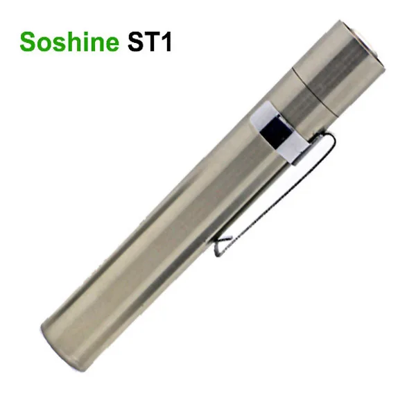 Soshine ST1 CREE XP-E R3 240 лм идентификация нефрита Мини светодиодный фонарик-серебристый