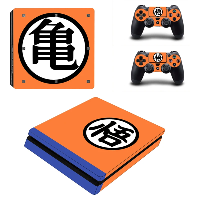 HOMEREALLY Ps4 тонкий кожи Dragon Ball сын Goku vegeta Классическая наклейка крышка для sony Playstation 4 slim консоль и контроллер