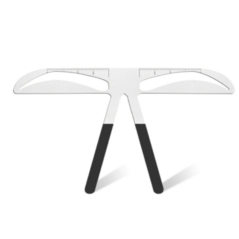 DIY линейка для бровей макияж коррекция положения измерительные инструменты