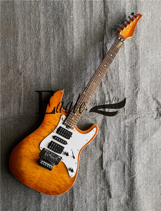 Орел. Бабочка Электрогитары электрическая бас гитара Custom Shop металл рок пламени