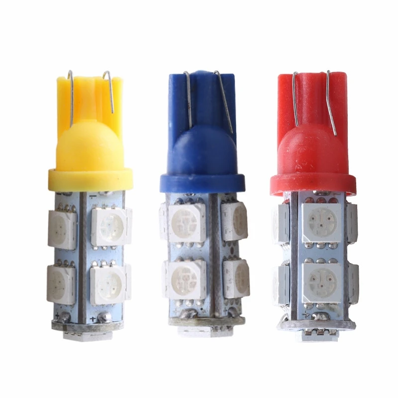 10 шт. T10 5050 9smd габаритный фонарь автомобиль чтения плафона автоматический