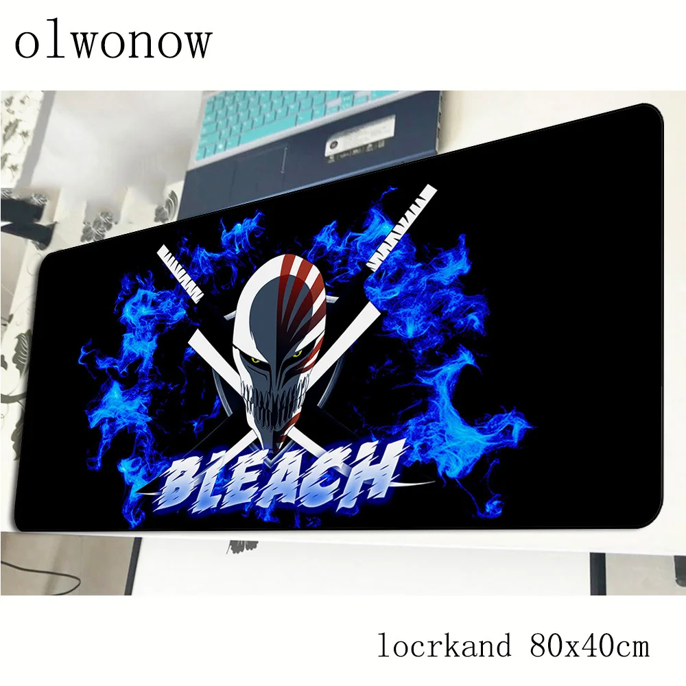 BLEACH Коврик для мыши 800x400x3 мм великолепный игровой коврик для мыши Коврик для геймера мультяшная игра компьютерная настольная клавиатура со встроенной мышью большие игровые коврики