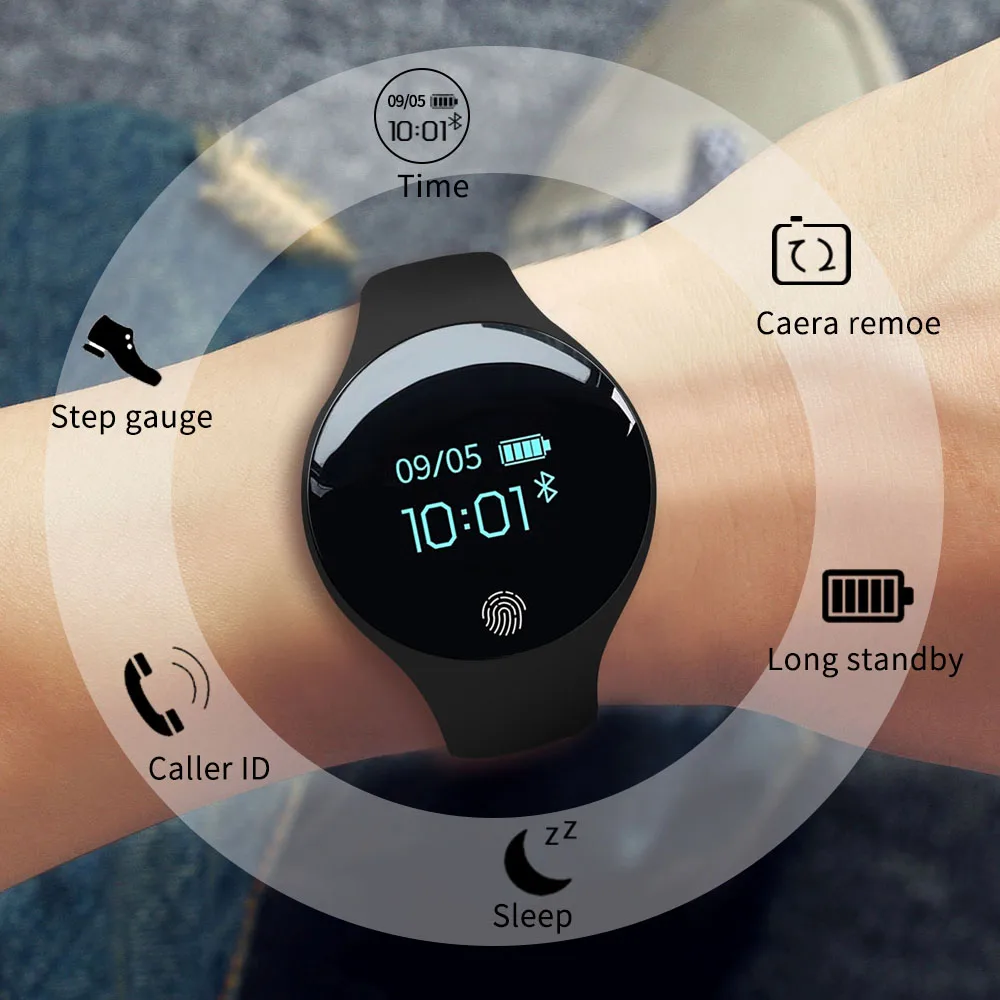 SANDA sd01 Bluetooth Смарт-часы для IOS Android мужчин и женщин Спорт интеллектуальный счетчик