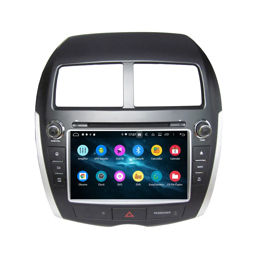 Автомобильный DVD-плеер 8 дюймов 2 Din Android 9 0 GPS-навигация для Mitsubishi ASX 2010-2012 радио