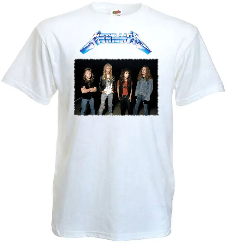 Metallica плакат Футболка белая все размеры S... 5XL|Мужские футболки| |