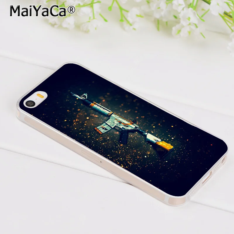 Аксессуары для телефона MaiYaCa cs go gun чехол iPhone 6S 6plus 7 7plus 8 8Plus X XS XR 5S 12Pro 11pro max
