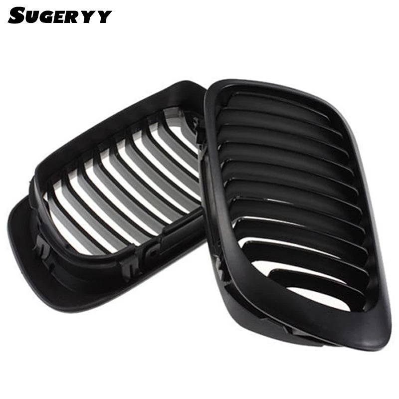 SUGERYY 2 шт. новые черные спортивные решетки для почек гриль BMW E46 Coupe двери 1999 2002 пред
