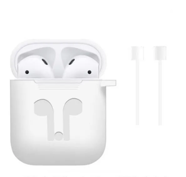 Ostart силиконовый защитный чехол для AirPods держатель Чехол + w/карабин Apple Air Pods