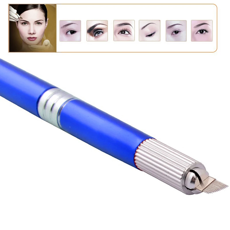 PCD Перманентный макияж для бровей ручка 3D тату машинки инструменты