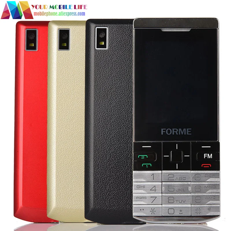 В наличии! Текстуры металла! Оригинальный FORME K58 две sim-карты bluetooth телефон сотовый