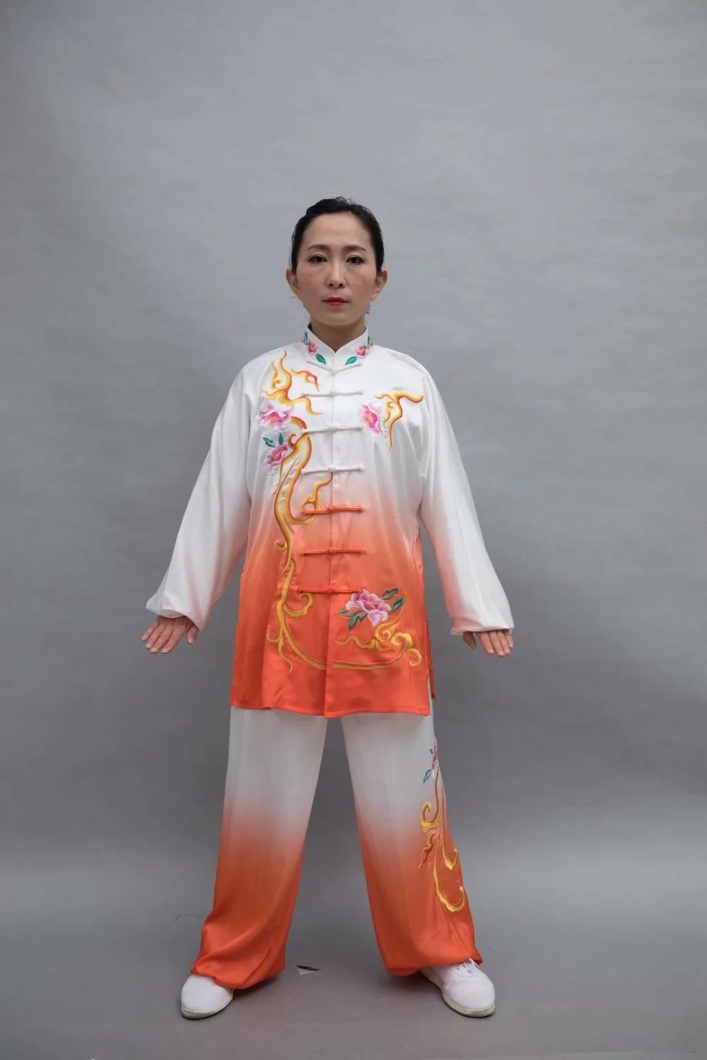 Wushu taichi одежда тайцзи changquan Униформа боевые искусства соревнования вышитые