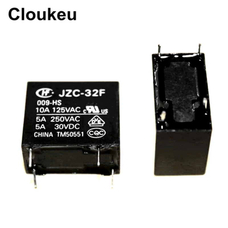 

JZC-32F-009-HS3 9В 5А Реле DIP4 HF32F-009-HS3