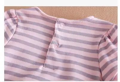 2017 г. Humor Bear/комплект одежды с цветочным рисунком для маленьких девочек хлопковый