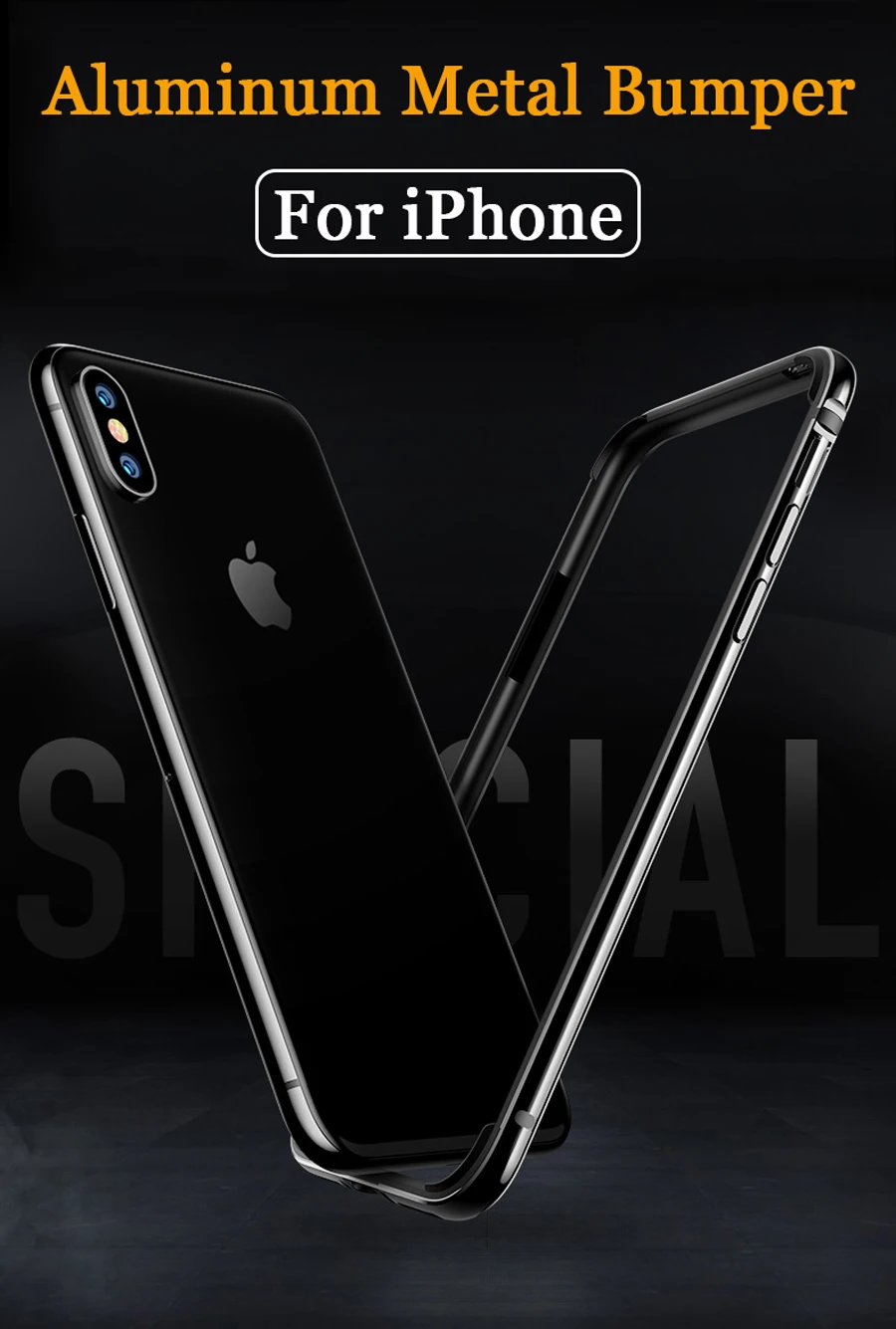 Чехол для iPhone X XS Max XR 7 8 6 6S Plus чехол Алюминиевый металлический объектив камеры телефона защитное кольцо и бампер противоударный чехол s