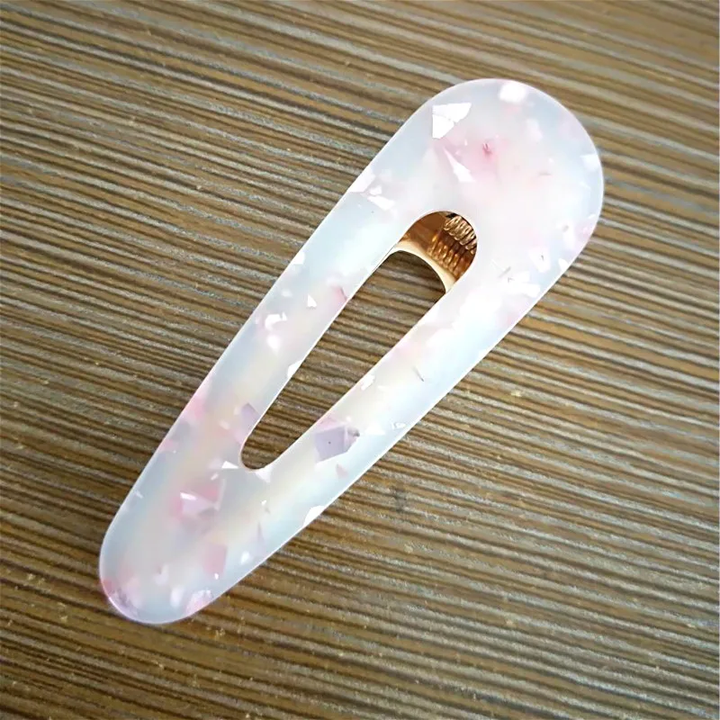 2019 New Women Girls Glitter Square Waterdrop Shape Acrylic Hair Clips Barrettes Cute Headband Hairpins Fashion Accessories | Украшения и