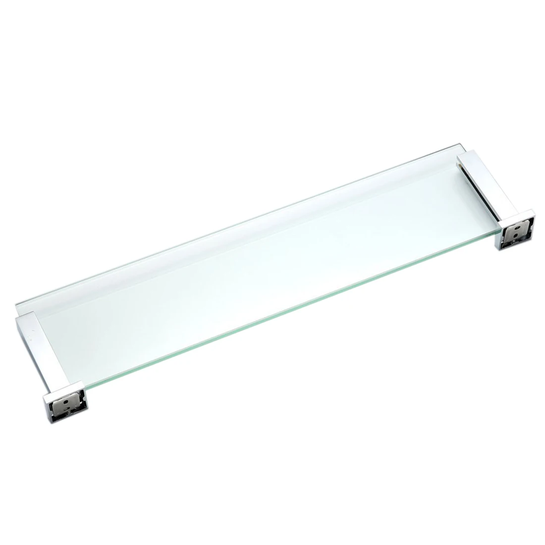 Настенная полка для Ванная комната Стекло лоток хромированной латуни очень