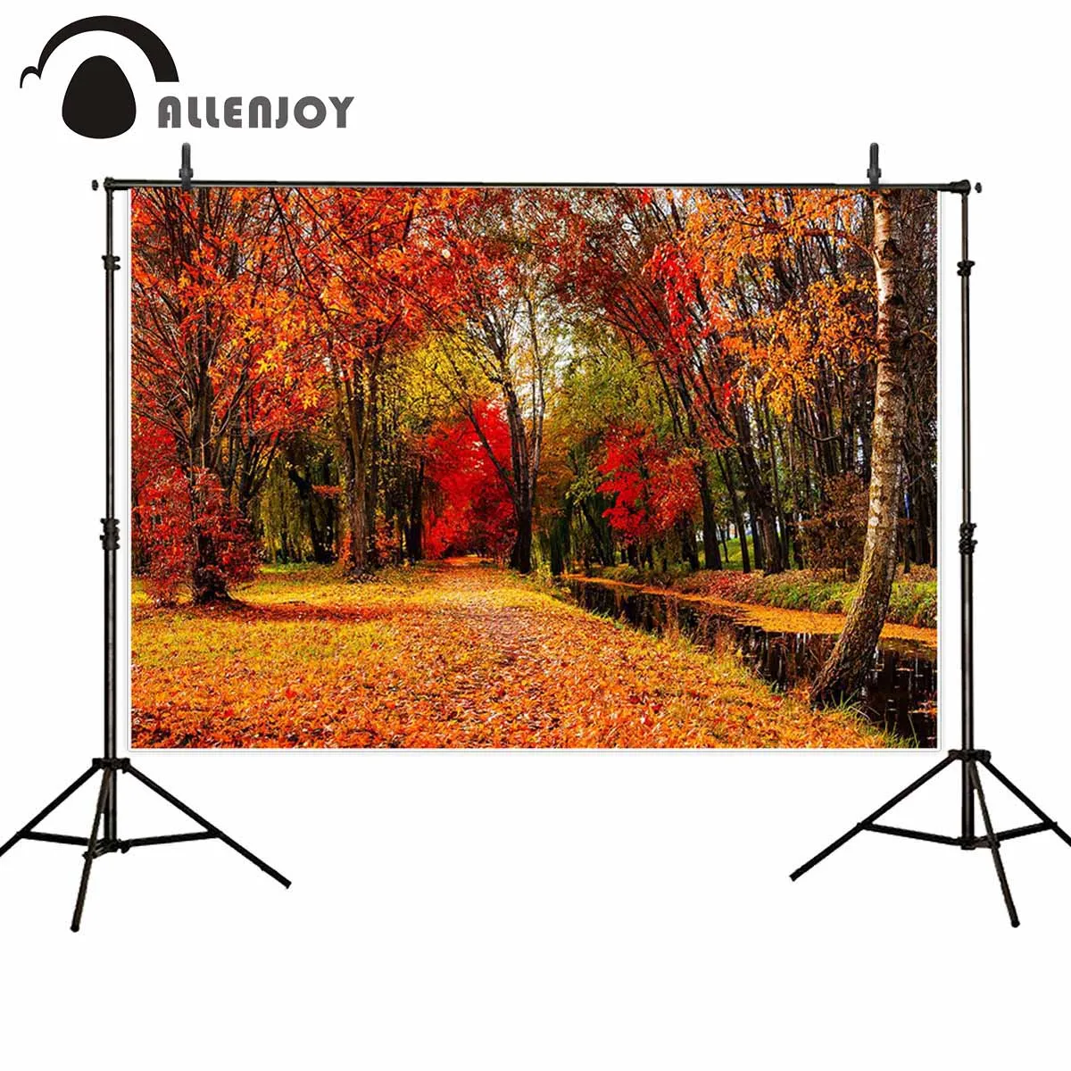 Allenjoy фоны для фотостудии деревья река Солнечный свет замечательный Живописный