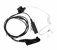 for motorola portable radio fbi ptt air tube earpiece mic headset apx2000 apx7000 apx6000 apx7500 dp4601 walkie talkie xir p8668