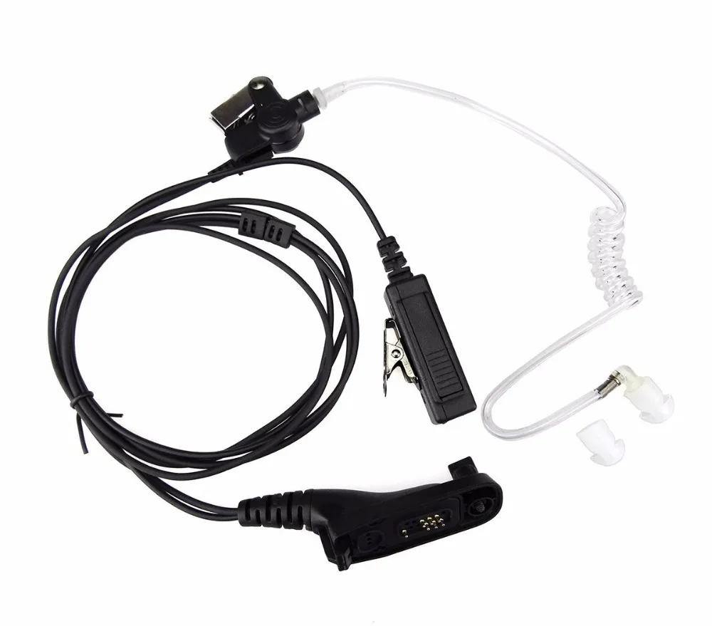 Для Motorola Portable Radio FBI PTT Air Tube Earpiece Mic гарнитура APX2000 APX7000 APX6000 APX7500 DP4601 рация XiR