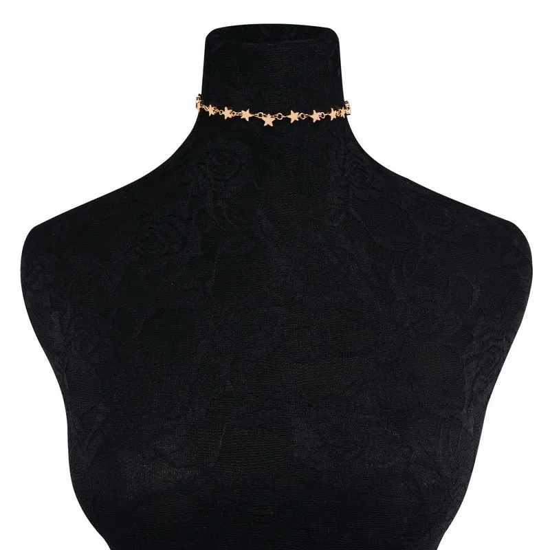 Elessical богемный стильная женщина колье Цепочки и ожерелья цвета: золотистый