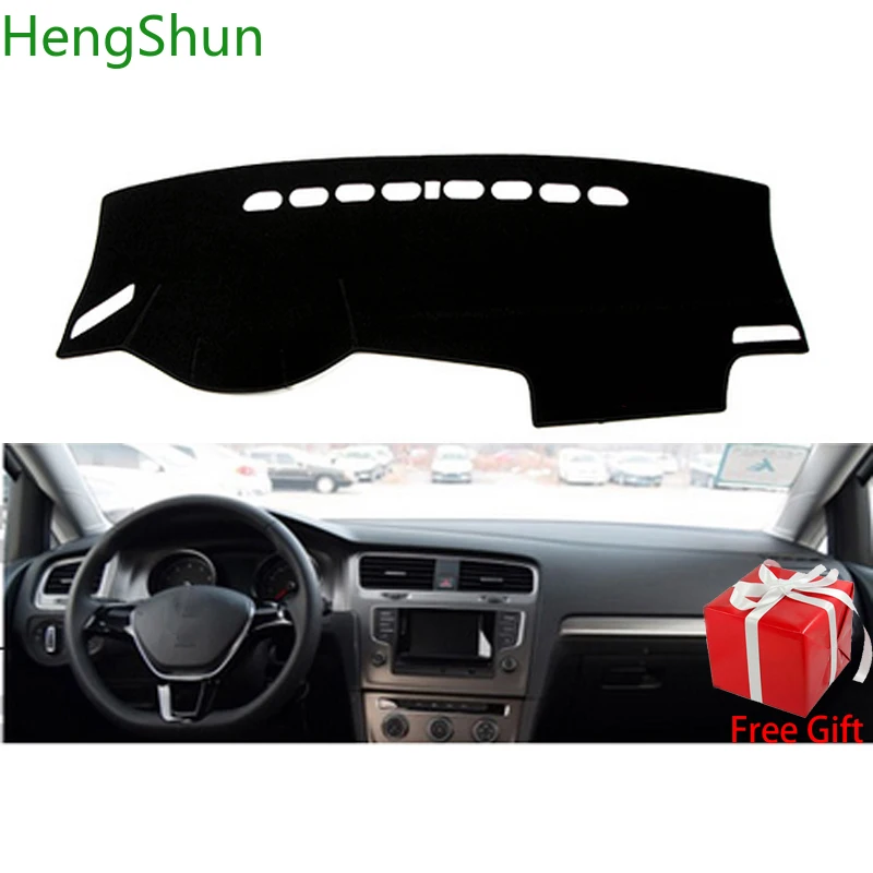 For Volkswagen golf 7 2014 2015 2016-2019 Car Styling Dash Mat Dashmat Dashboard Sticker Cover Sun Shade Board Carpet | Автомобили и