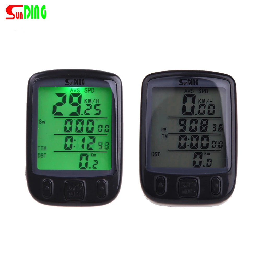 Sunding беспроводной велосипедный Компьютер Секундомер Водонепроницаемый одометр