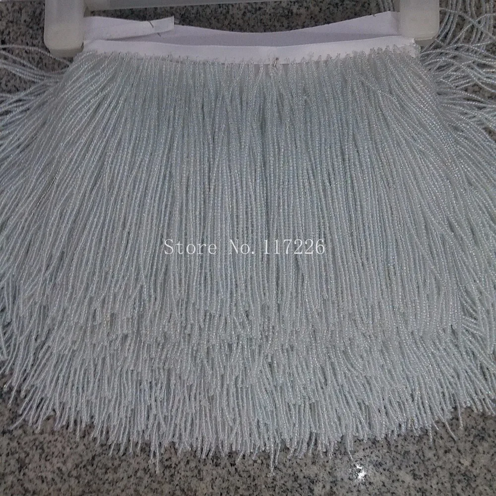 Красивый вид лента с бисером и бахромой отделка бахрома кисточка кружевная для