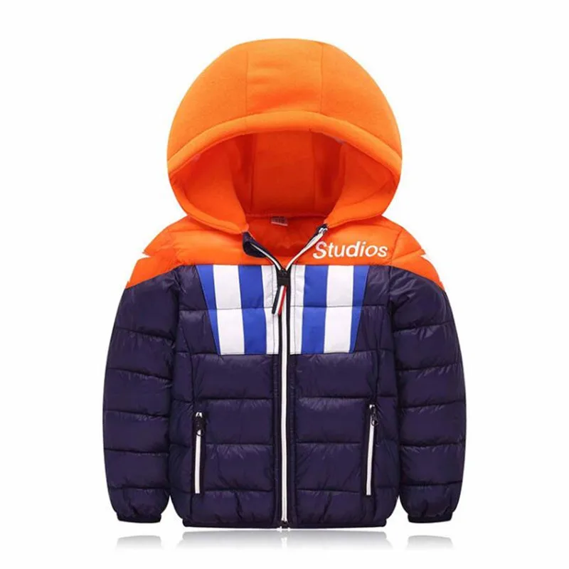 Новинка 2018 детские зимние куртки теплое пуховое пальто с капюшоном для мальчиков