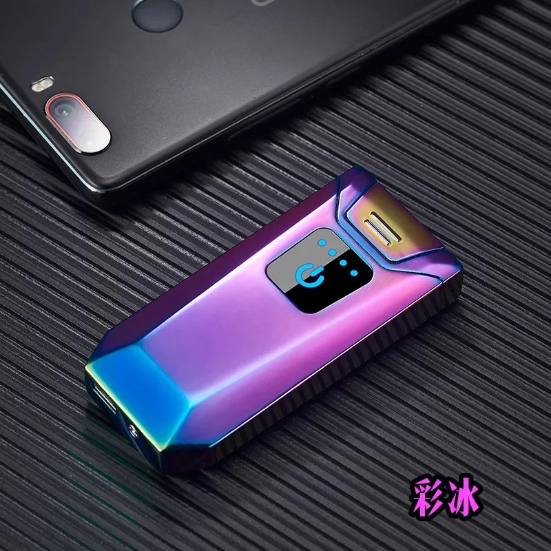 Double Arc USB Windproof flameless Plasma Touch LED sensing charging cigarette lighters electric cigar Electronic lighter | Дом и сад