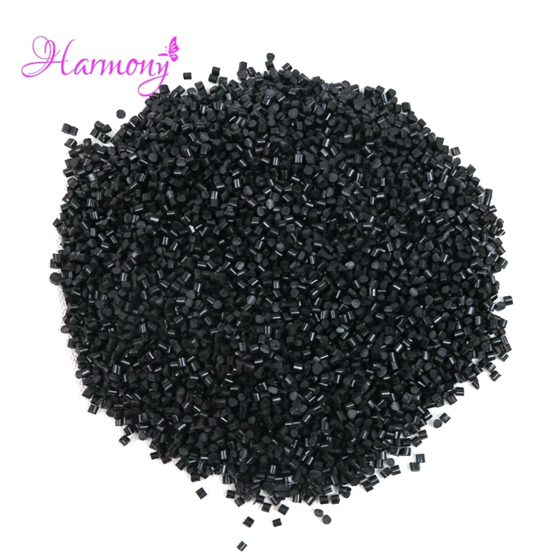 500g/bag Black clear brown Color Hotmelt Italian Keratin Glue For Hair Extensions Hot Melt Glue Granule Beads High Viscosity