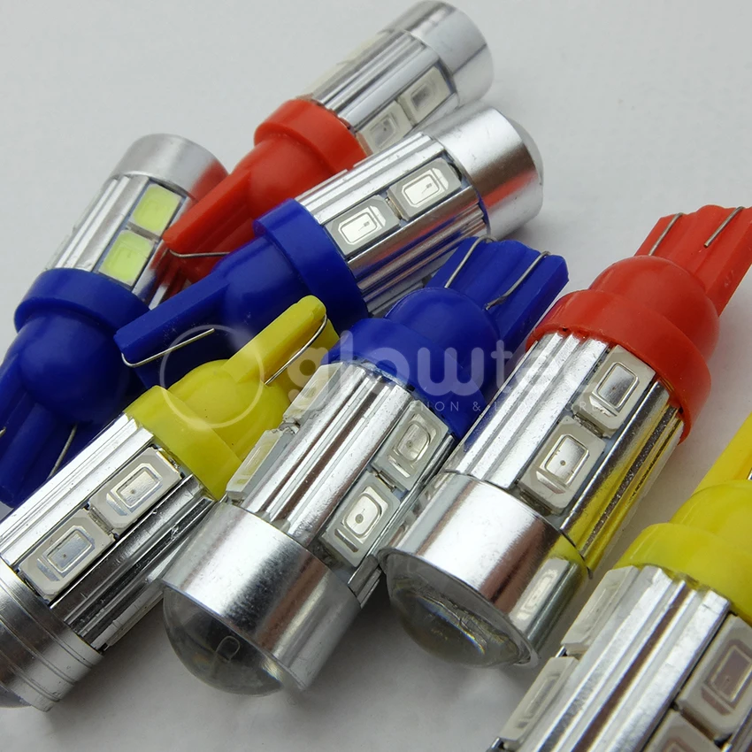 4 шт. Автомобильные светодиодные лампы T10 10SMD 5630 SMD 194 W5W| |