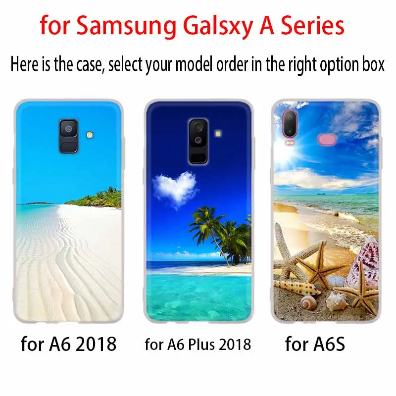 Прозрачный море голубое небо песчаный пляж чехол для Samsung Галактики
